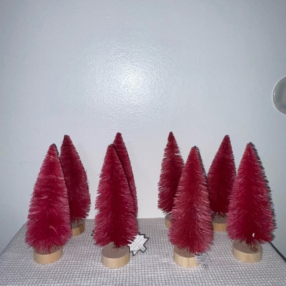 8 medium size bottle brush trees - target bullseye playground section - Picture 1 of 9